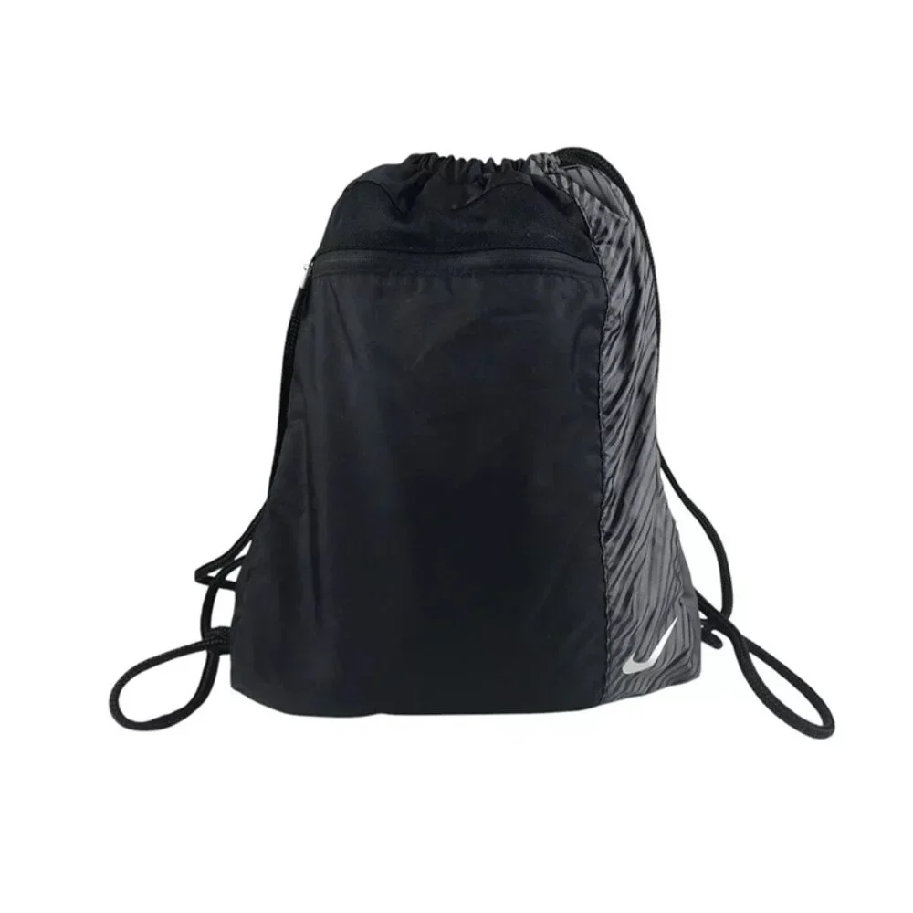 Nike | Bags | Nike Drawstring Polyester Gym Sack Pack Blackgray Backpack |  Poshmark